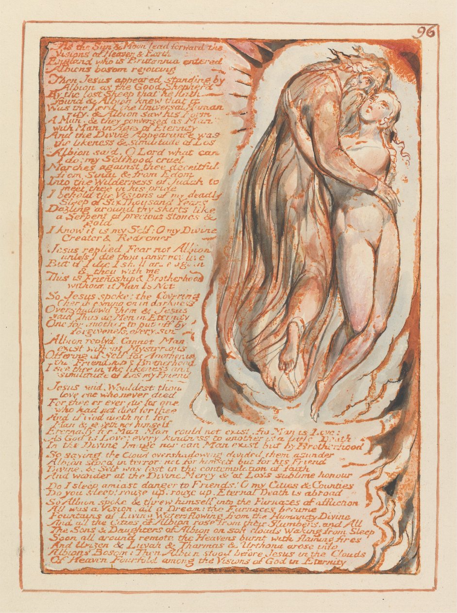 Gerusalemme, Tavola 96 da William Blake