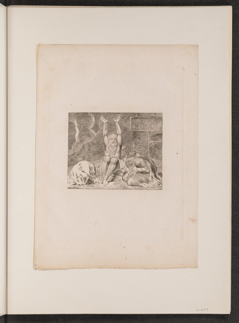 La Disperazione di Giobbe da William Blake