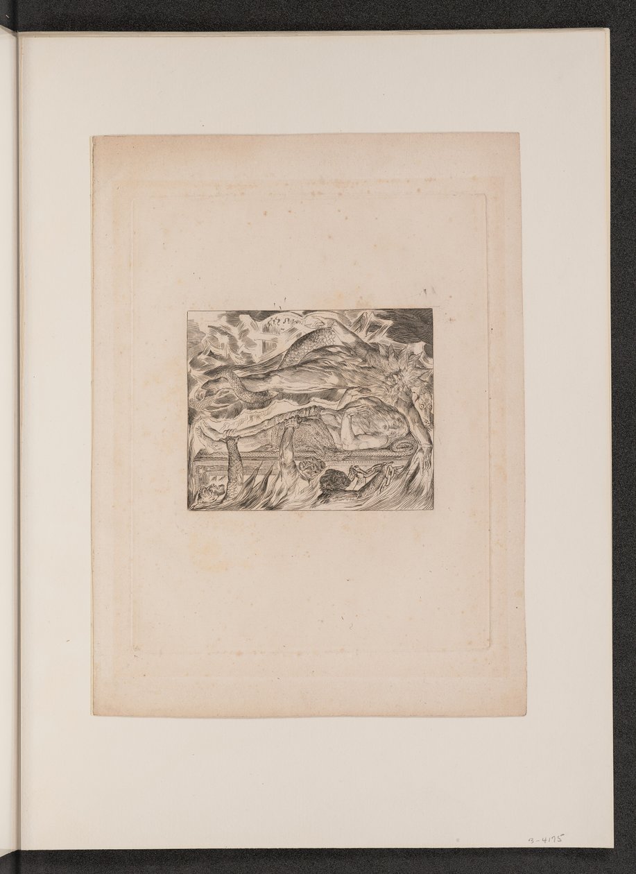 I sogni malvagi di Giobbe da William Blake