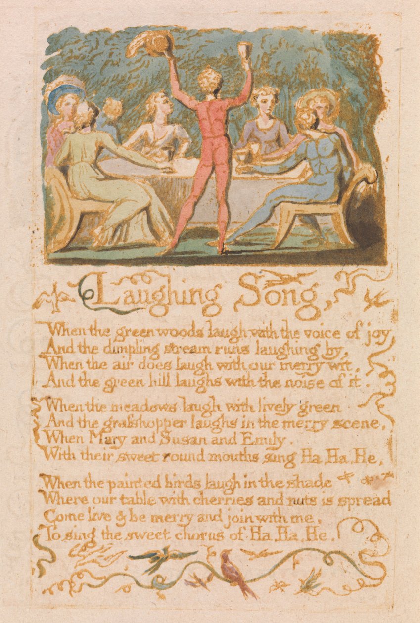 Lachlied (Platte 28) da William Blake
