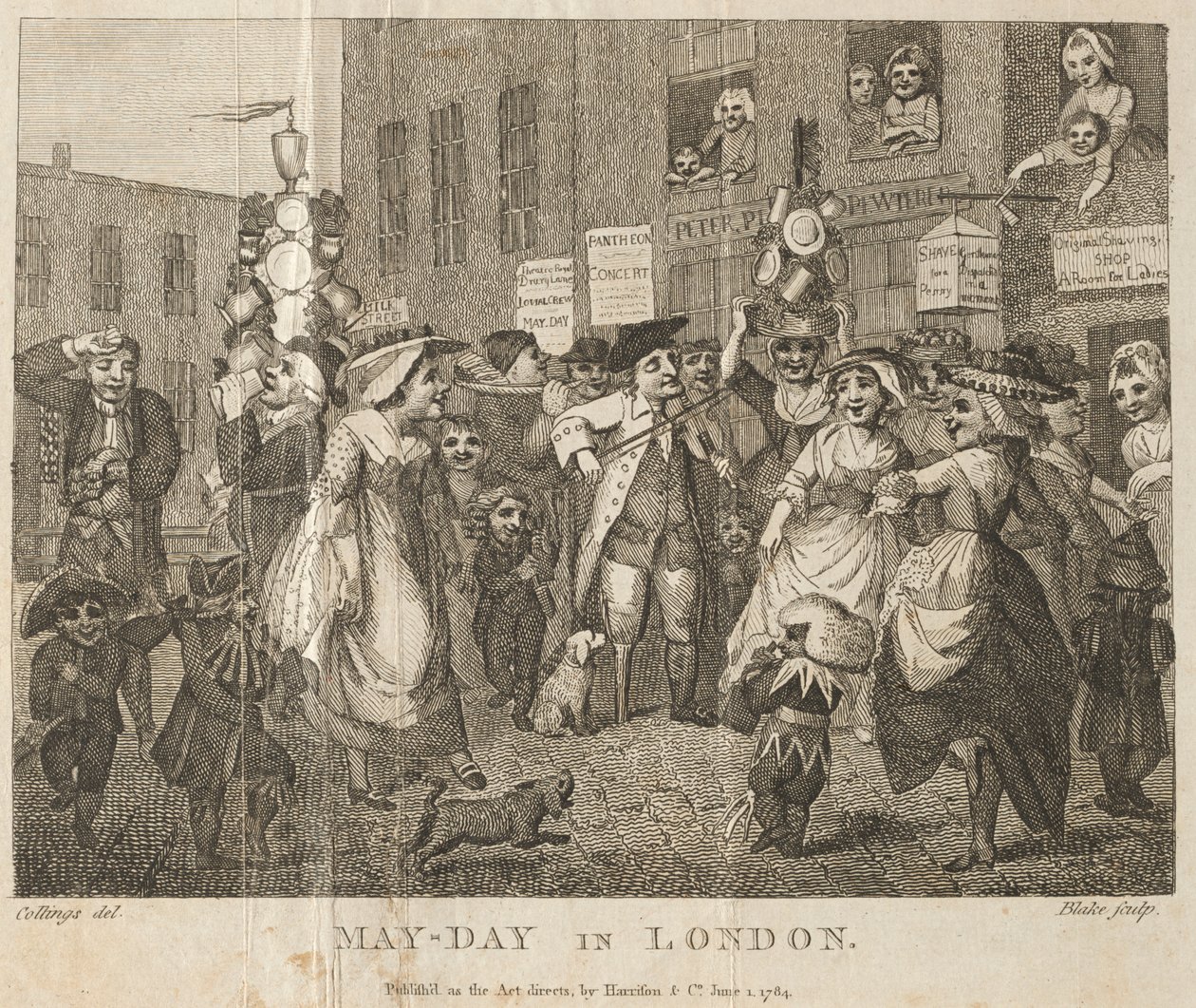 Festa di Maggio a Londra da William Blake