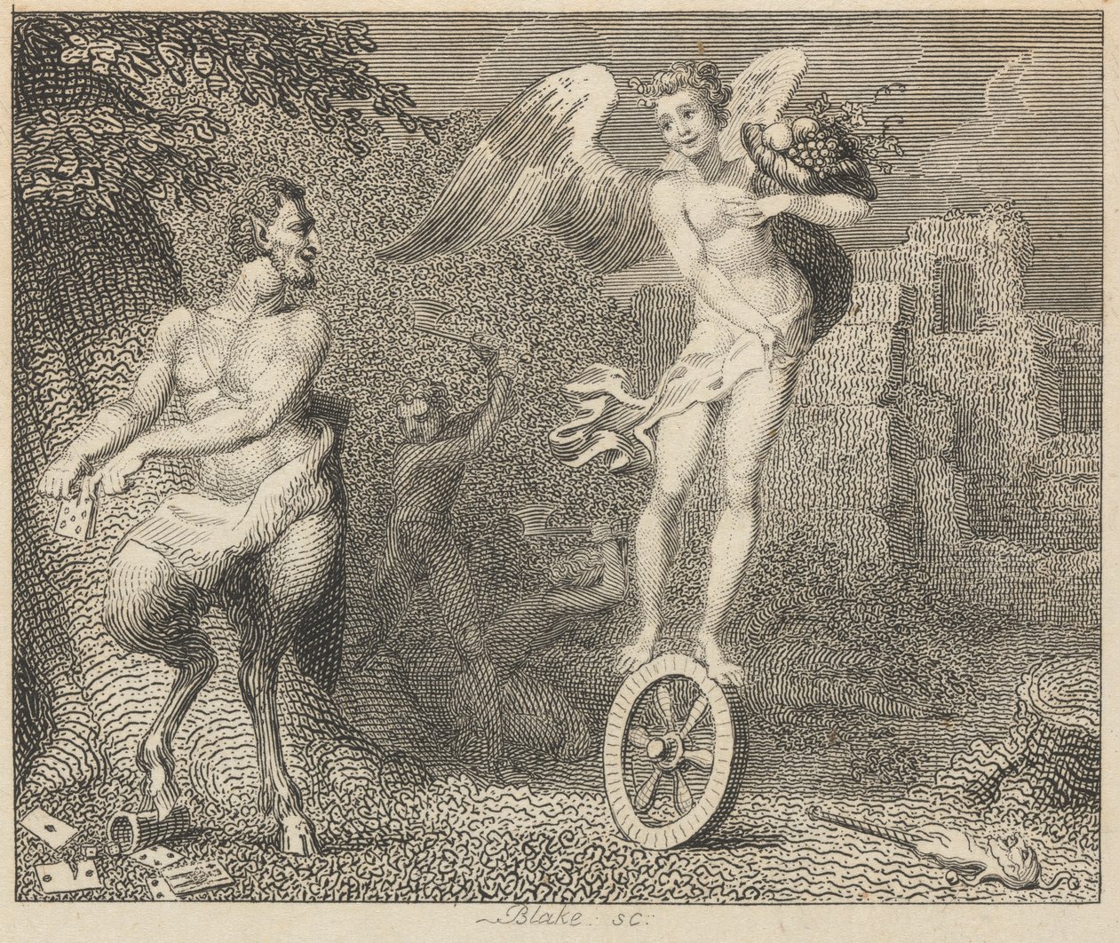 Pan e Fortuna da William Blake