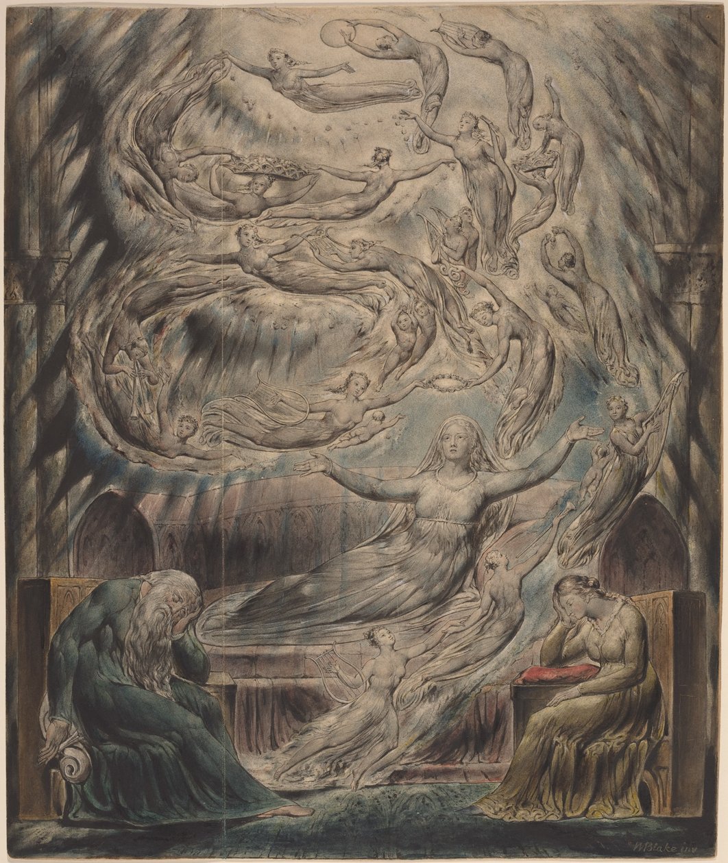 Il sogno della regina Caterina da William Blake