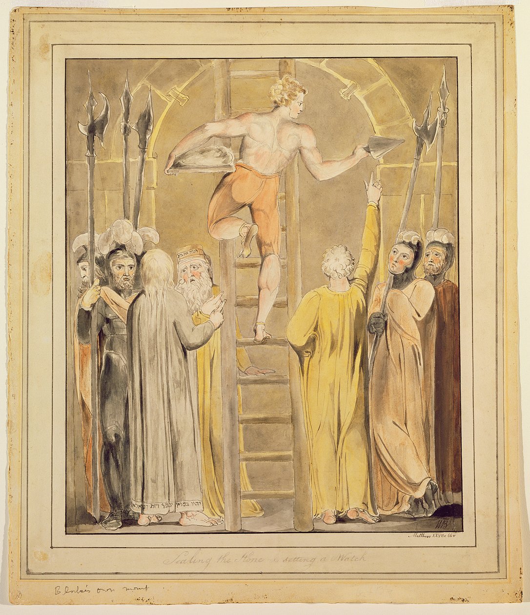 Sigillare la pietra e mettere una guardia da William Blake