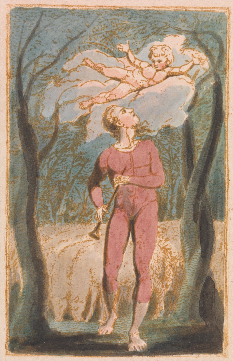 Canti dell’innocenza, Frontespizio (Tavola 1) da William Blake