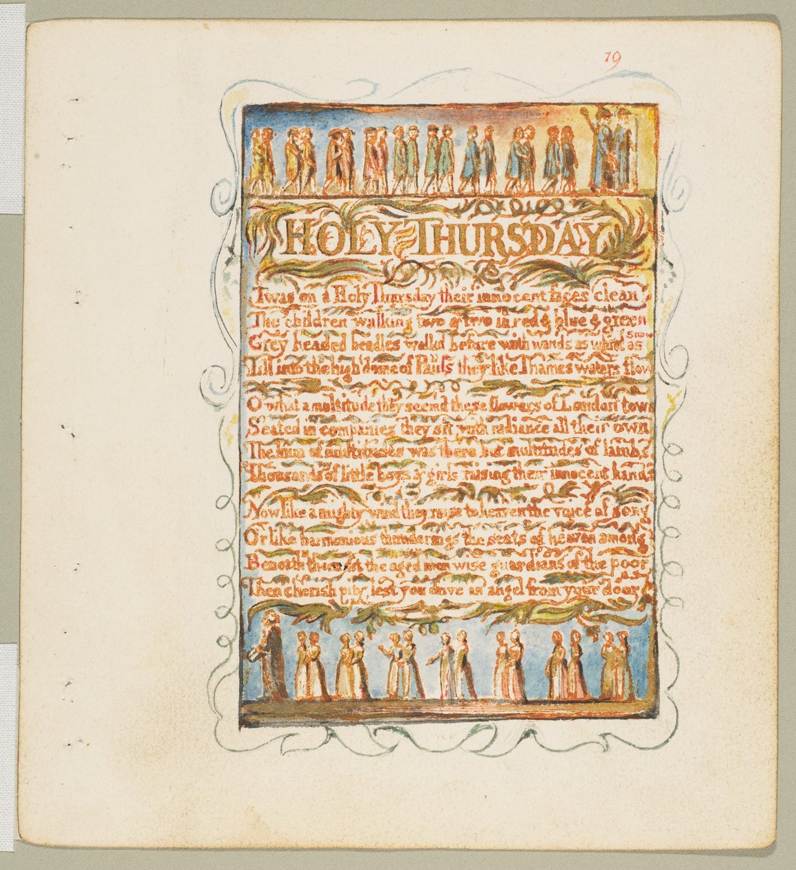 Songs of Innocence: Heiliger Donnerstag da William Blake