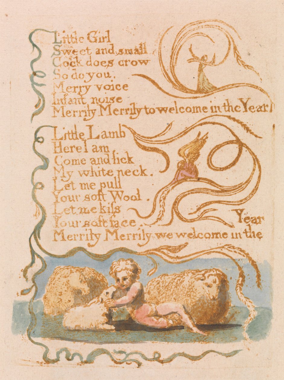 Frühling (Tafel 26) da William Blake