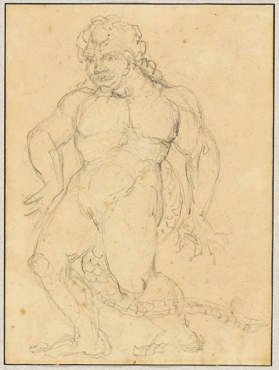 Studio della figura di Agnello Brunelleschi da William Blake