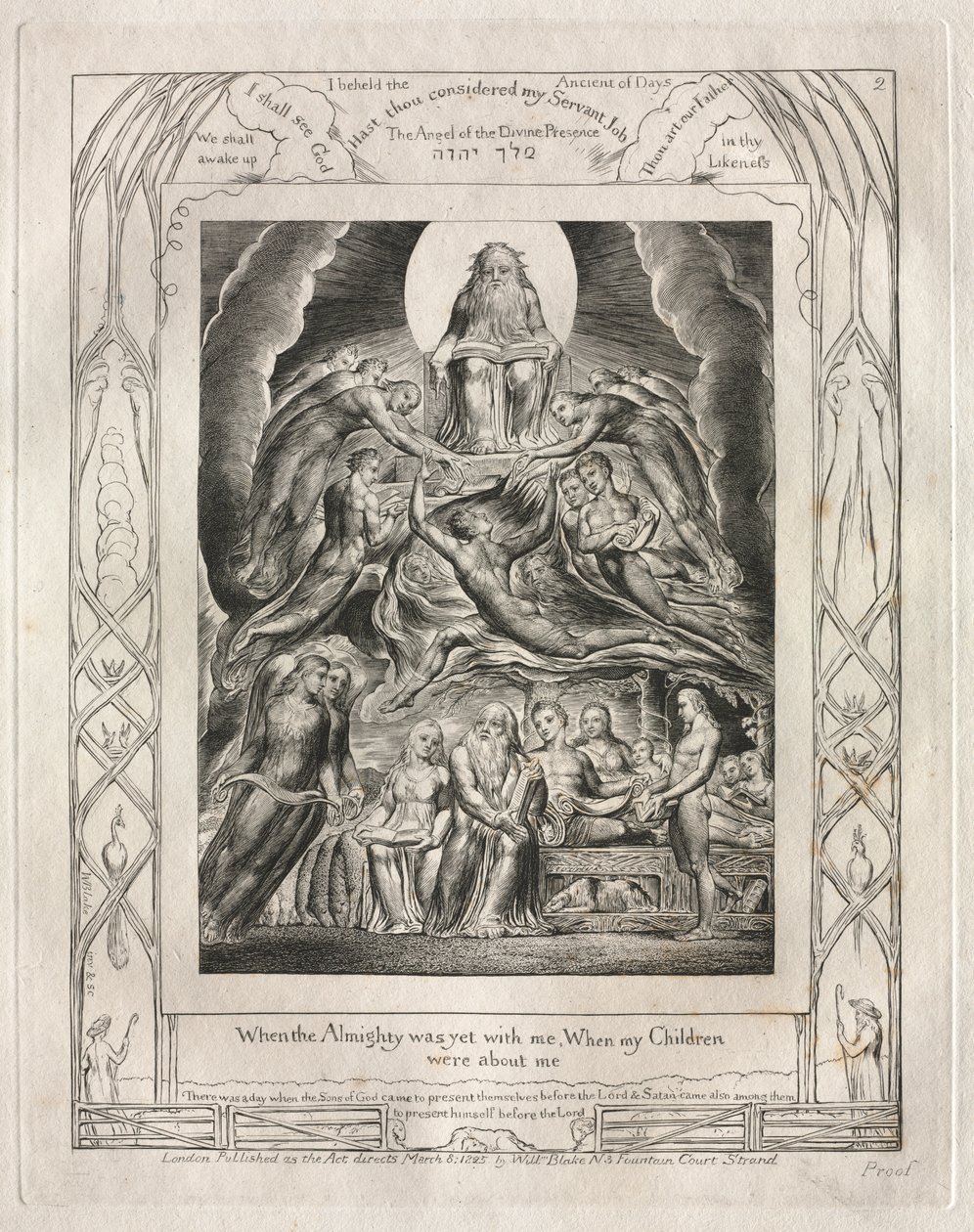 Il Libro di Giobbe: Tav. 2, Quando l