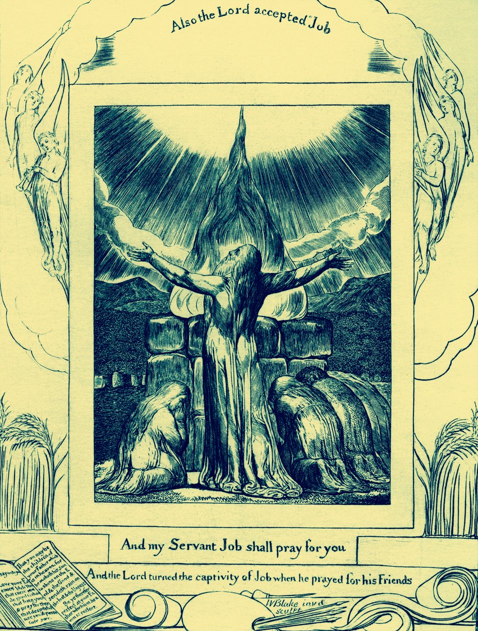 Illustrazioni del Libro di Giobbe da William Blake