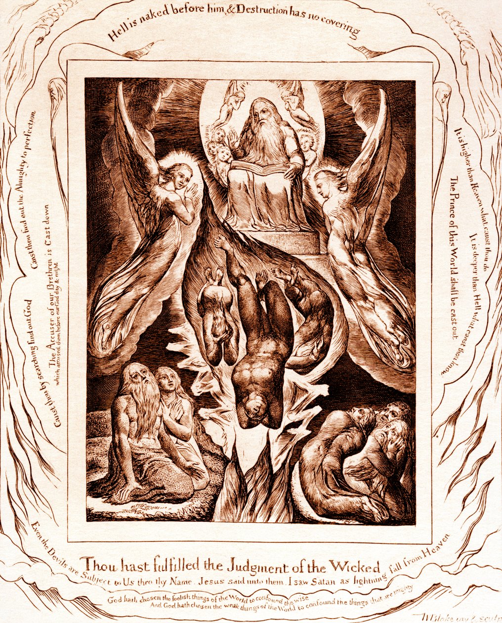 Illustrazioni del Libro di Giobbe di William Blake da William Blake