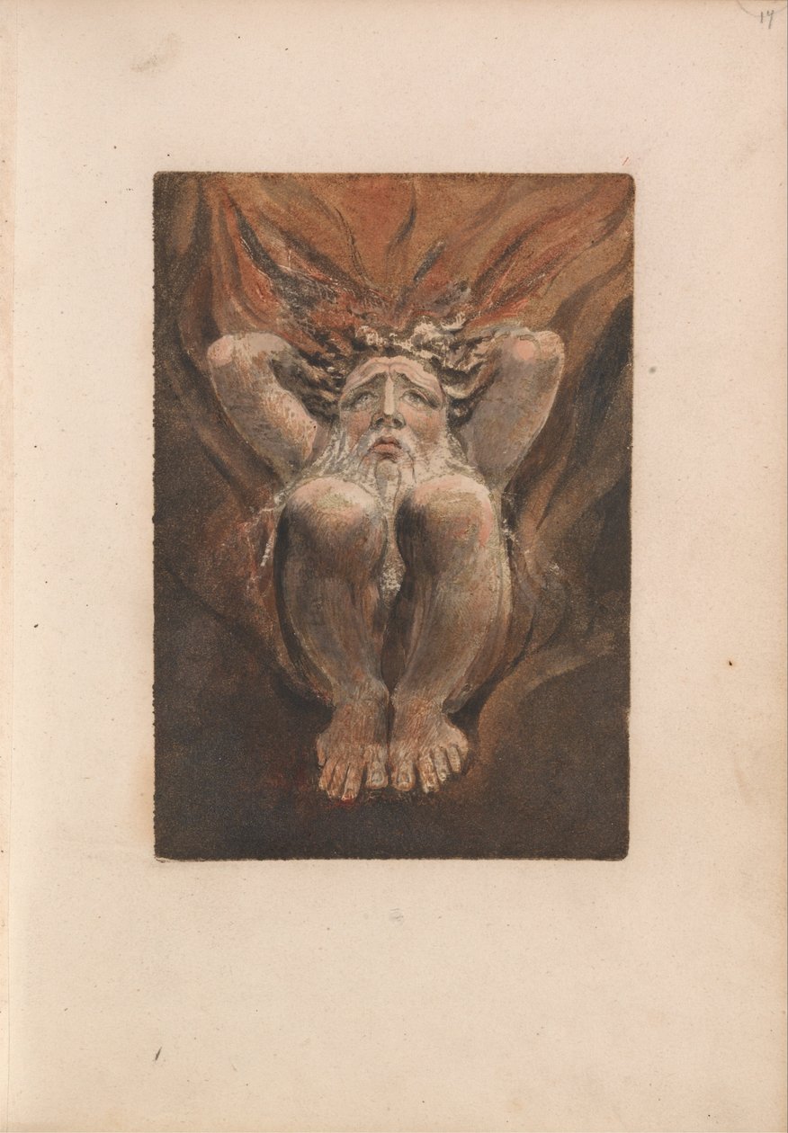 Il Primo Libro di Urizen, Tavola 21 (Bentley 16) da William Blake