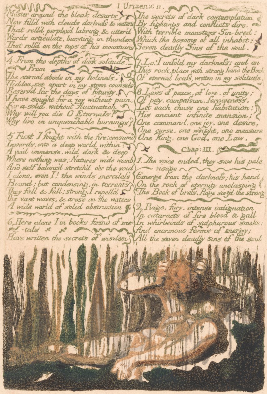 Il primo libro di Urizen, Tavola 4, 