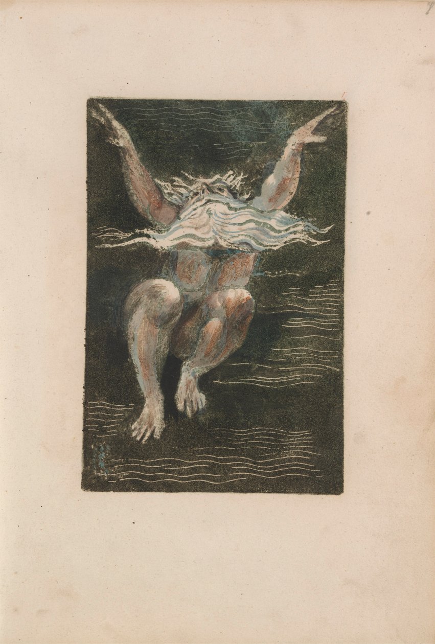 Il Primo Libro di Urizen, pl.7 da William Blake