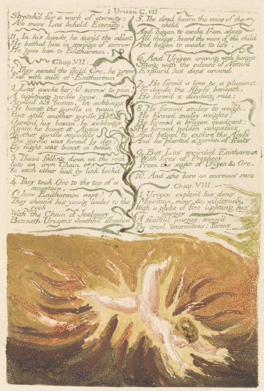 Il Primo Libro di Urizen, tavola 19, 