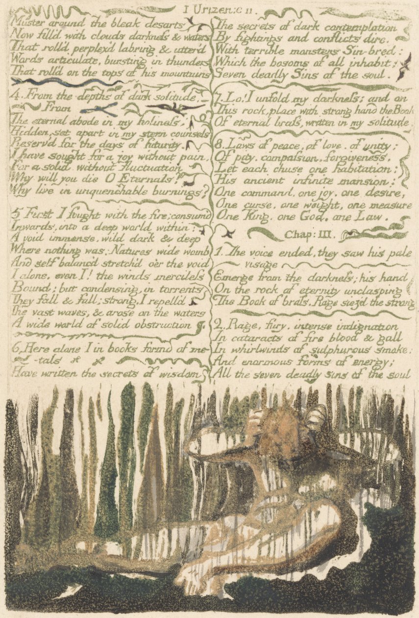 Il primo libro di Urizen, tavola 4, 