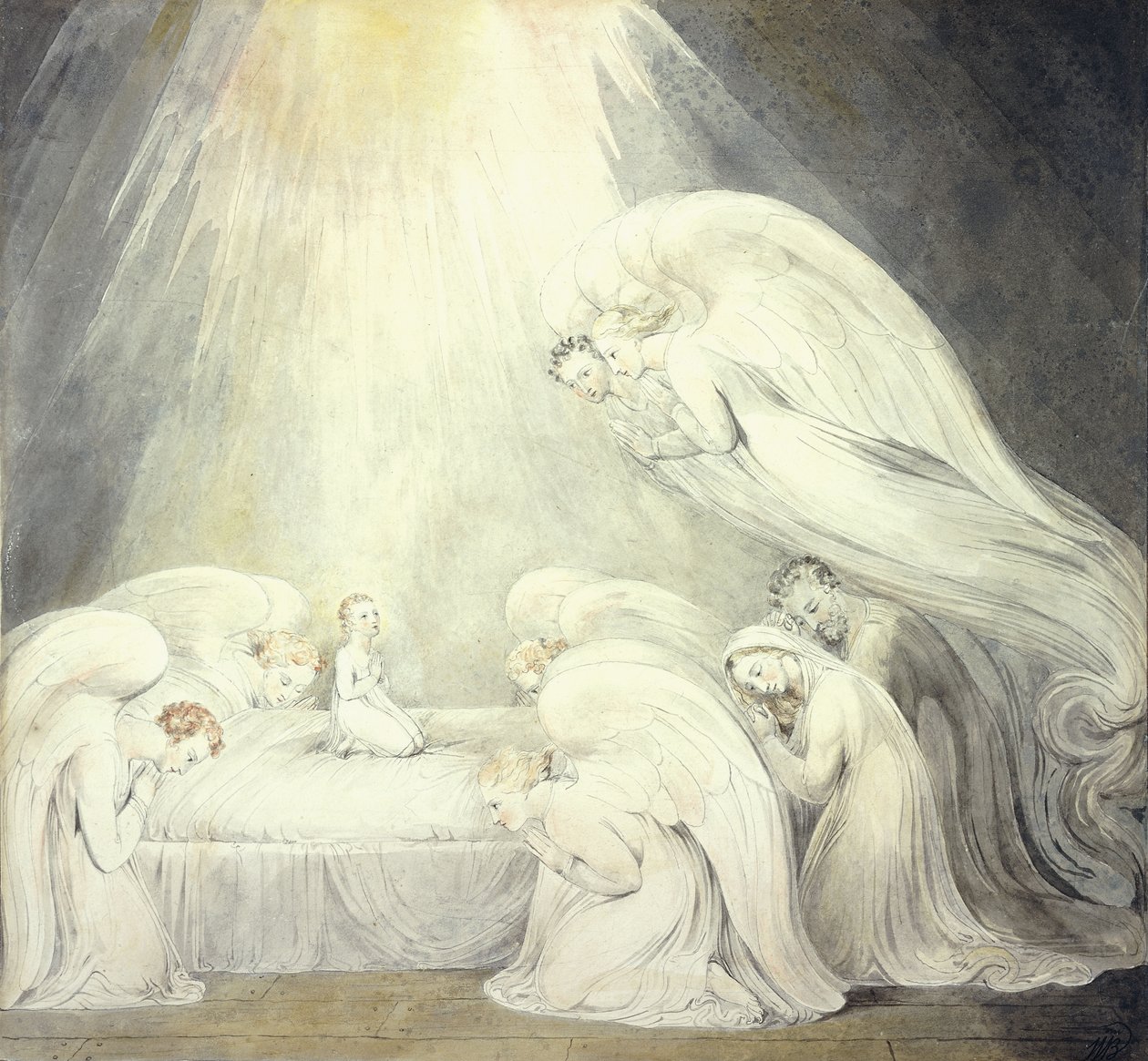 Il Bambino Gesù che prega, c.1805 da William Blake