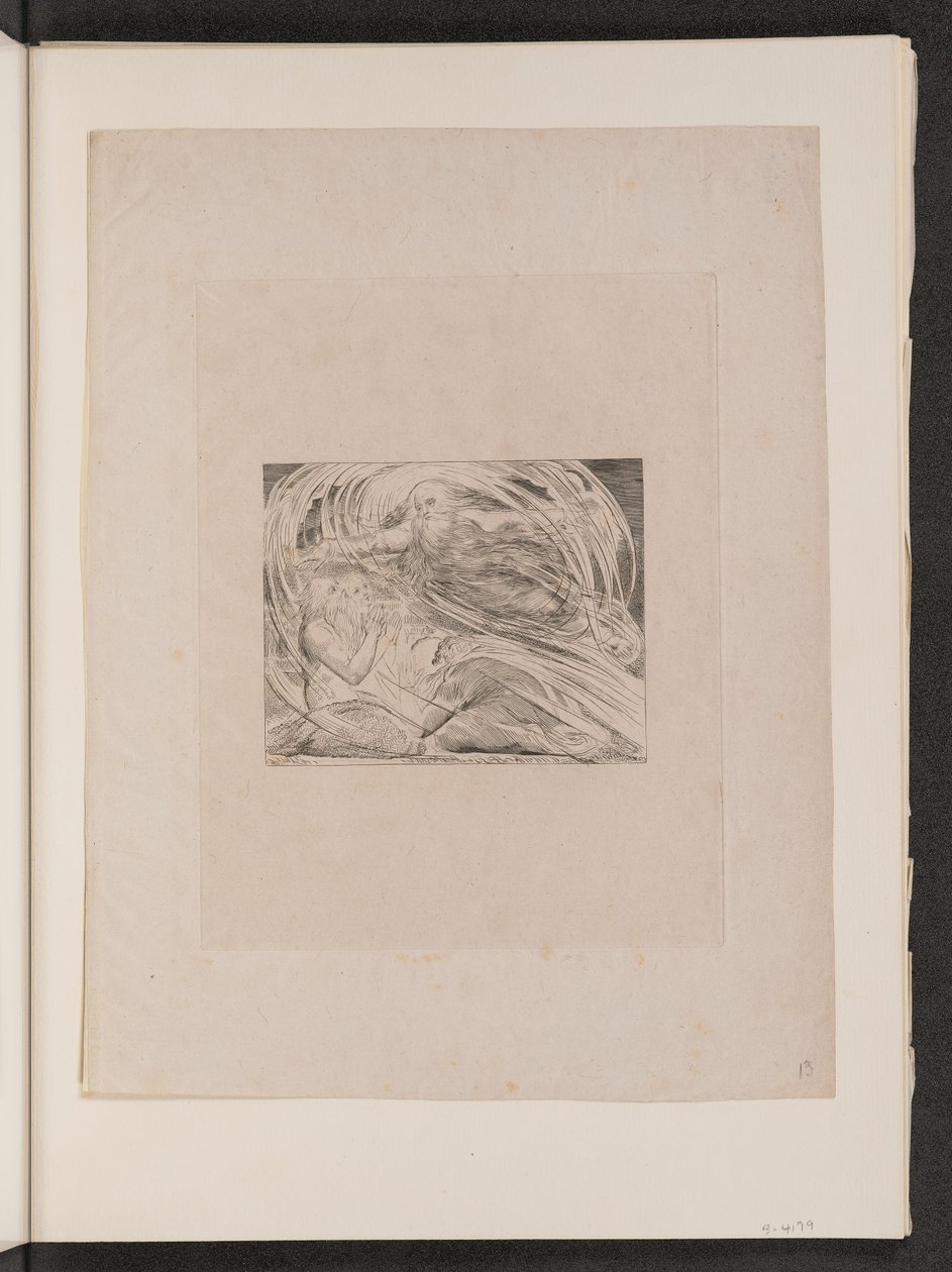Il Signore risponde a Giobbe dal turbine da William Blake
