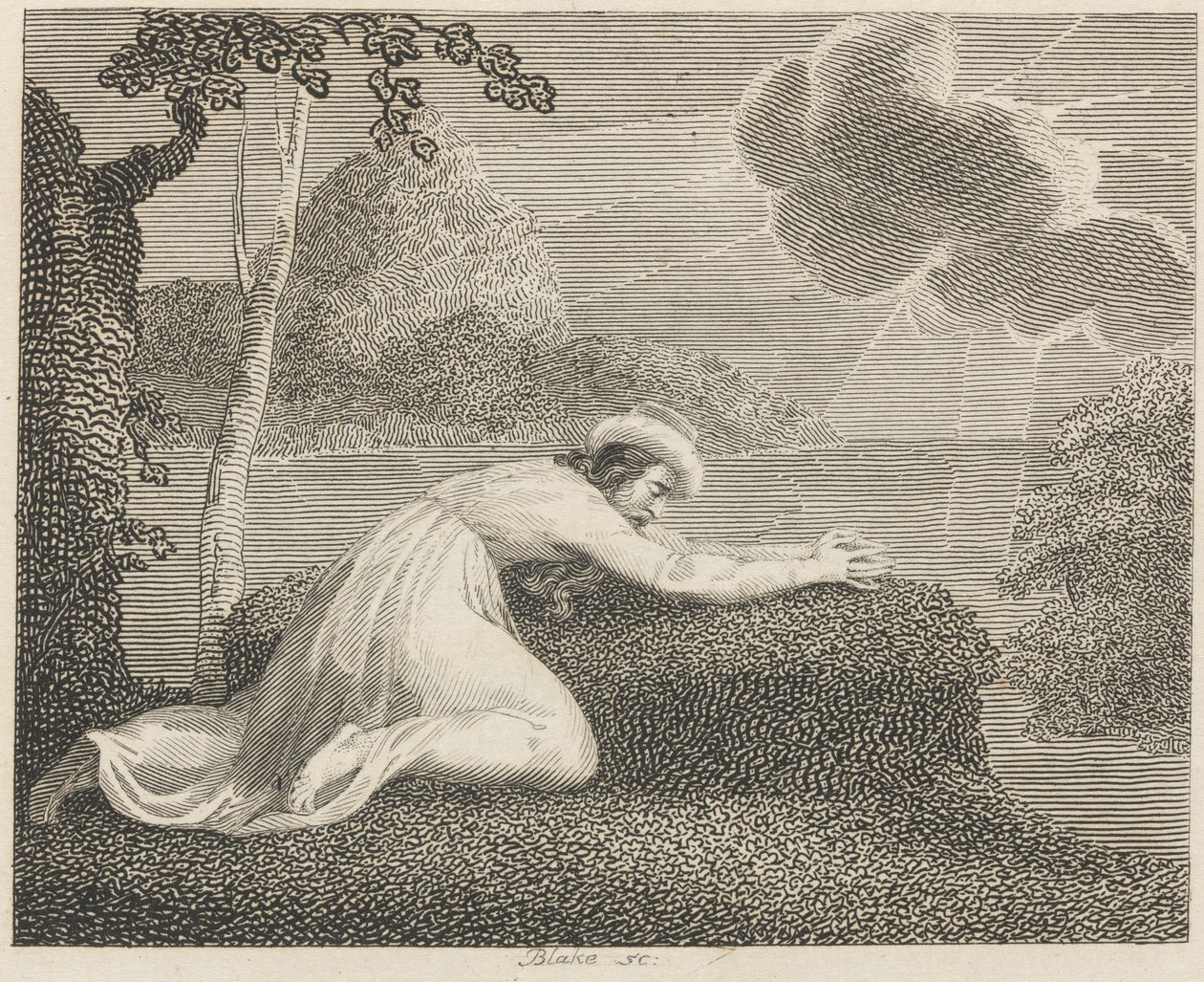 Il persiano, il sole e la nuvola da William Blake