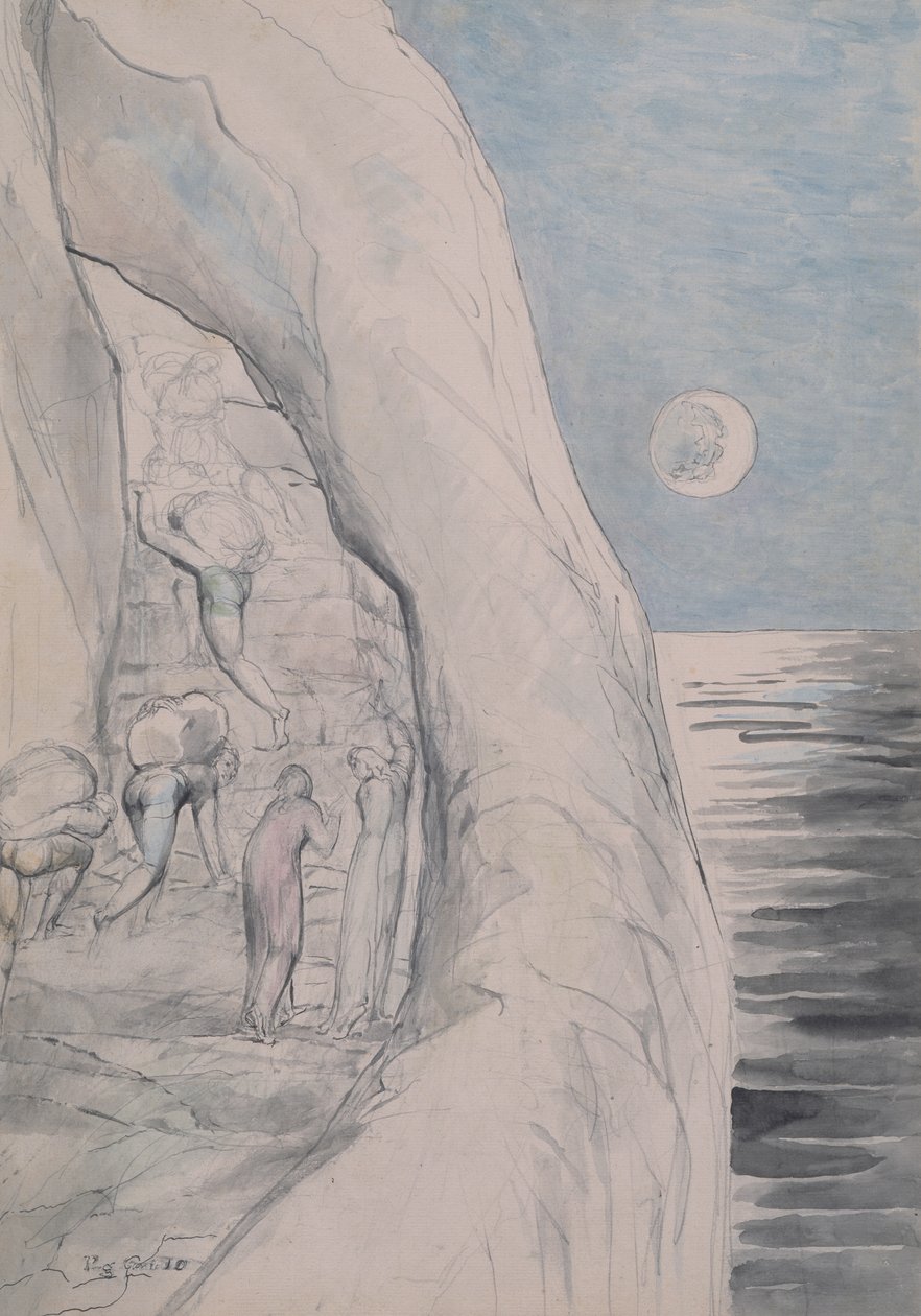 I superbi sotto i loro enormi carichi 1824-27 da William Blake