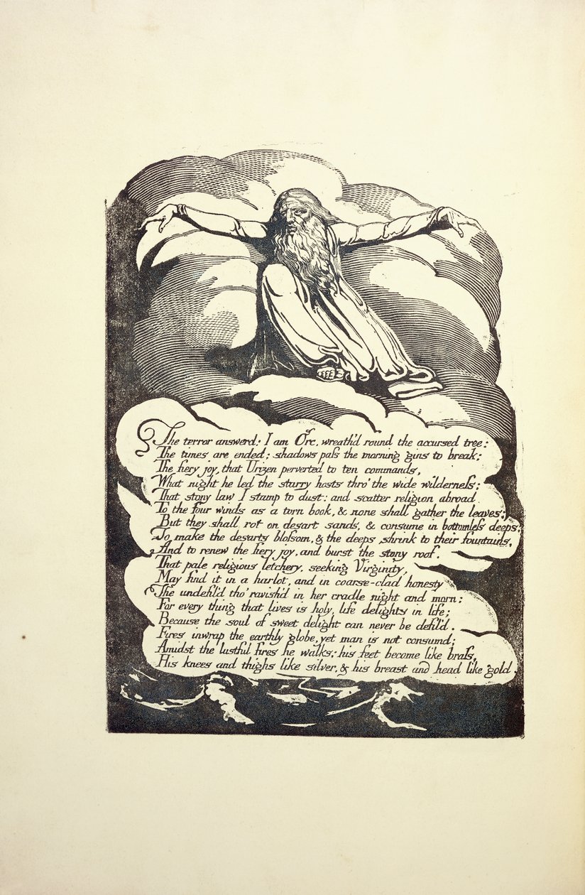 Il terrore risposto da William Blake