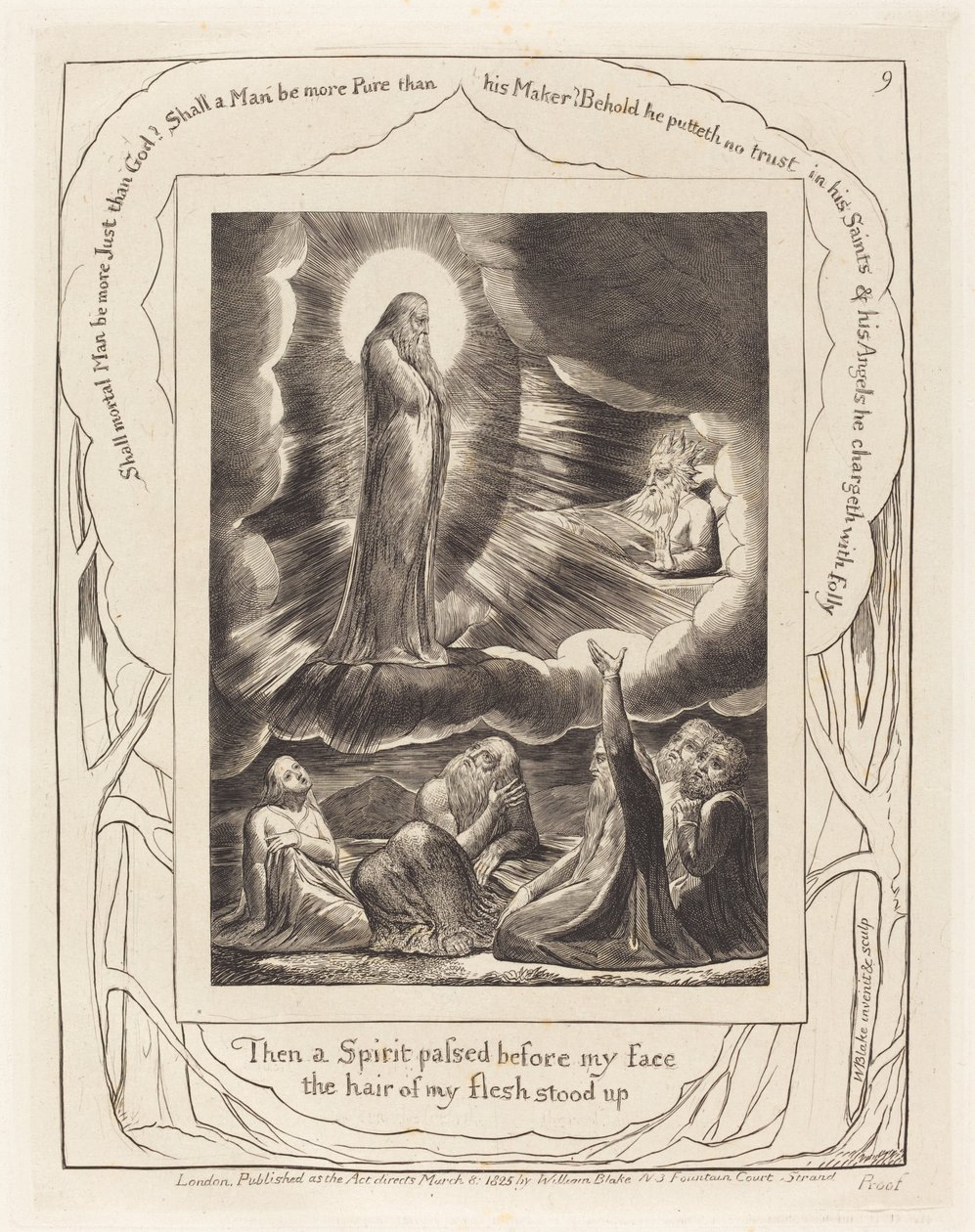La visione di Elifaz da William Blake