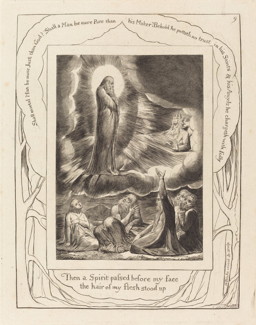 La visione di Elifaz da William Blake
