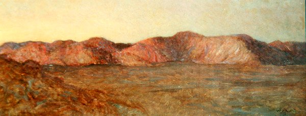 Deserto di El Kab, crepuscolo da William Blake Richmond