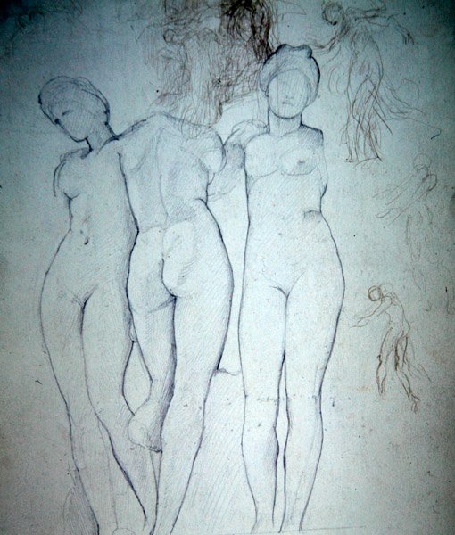 Tre nudi da William Blake Richmond