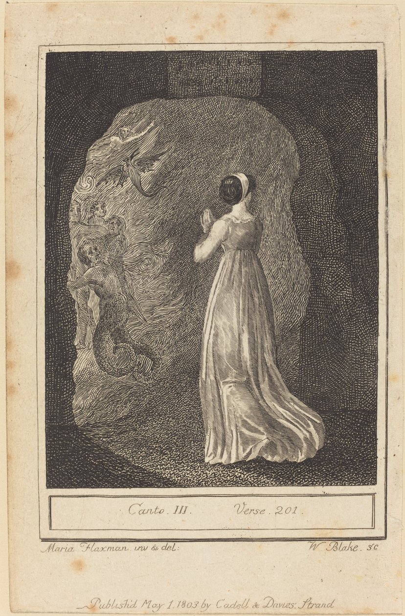Canto III, Verso 201 da William Blake after Mary Ann Flaxman