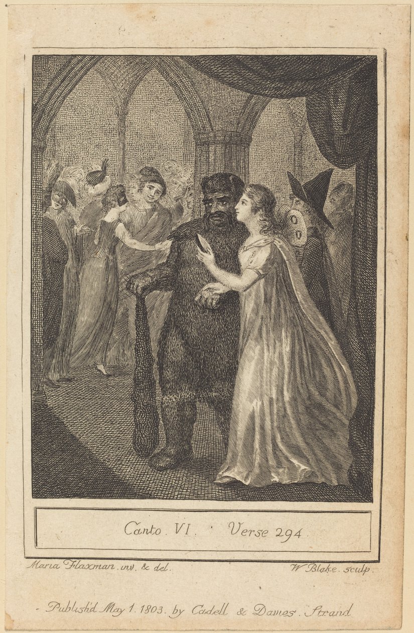 Canto VI, Verso 294 da William Blake after Mary Ann Flaxman