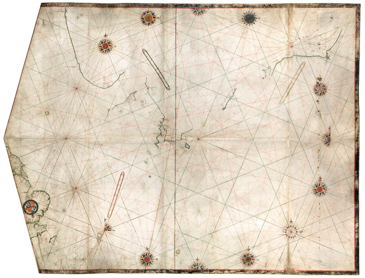 Carta portolana costruita da William Borough che mostra l