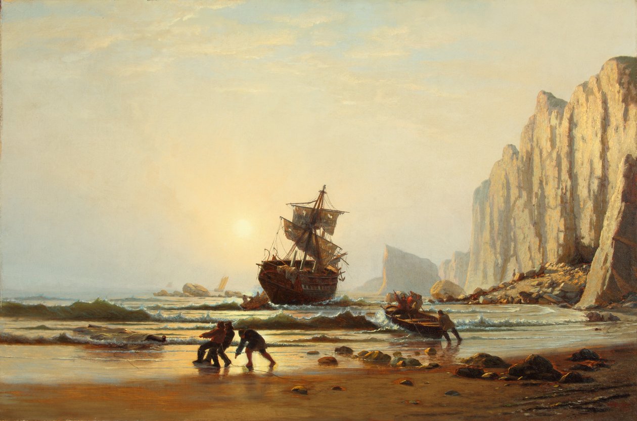 Naufragio al Largo del Labrador 1867 da William Bradford