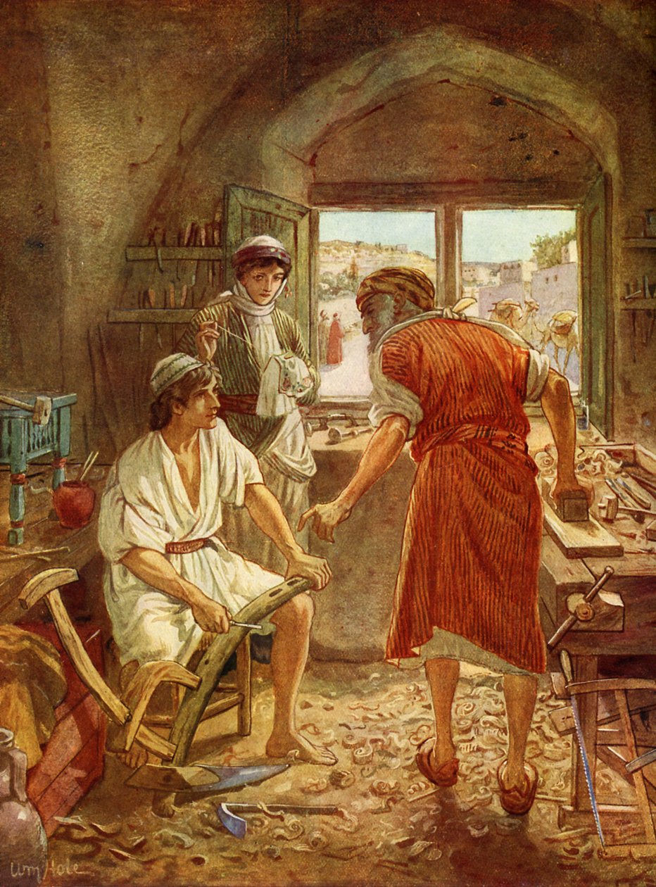 Gesù da giovane uomo - Bibbia da William Brassey Hole