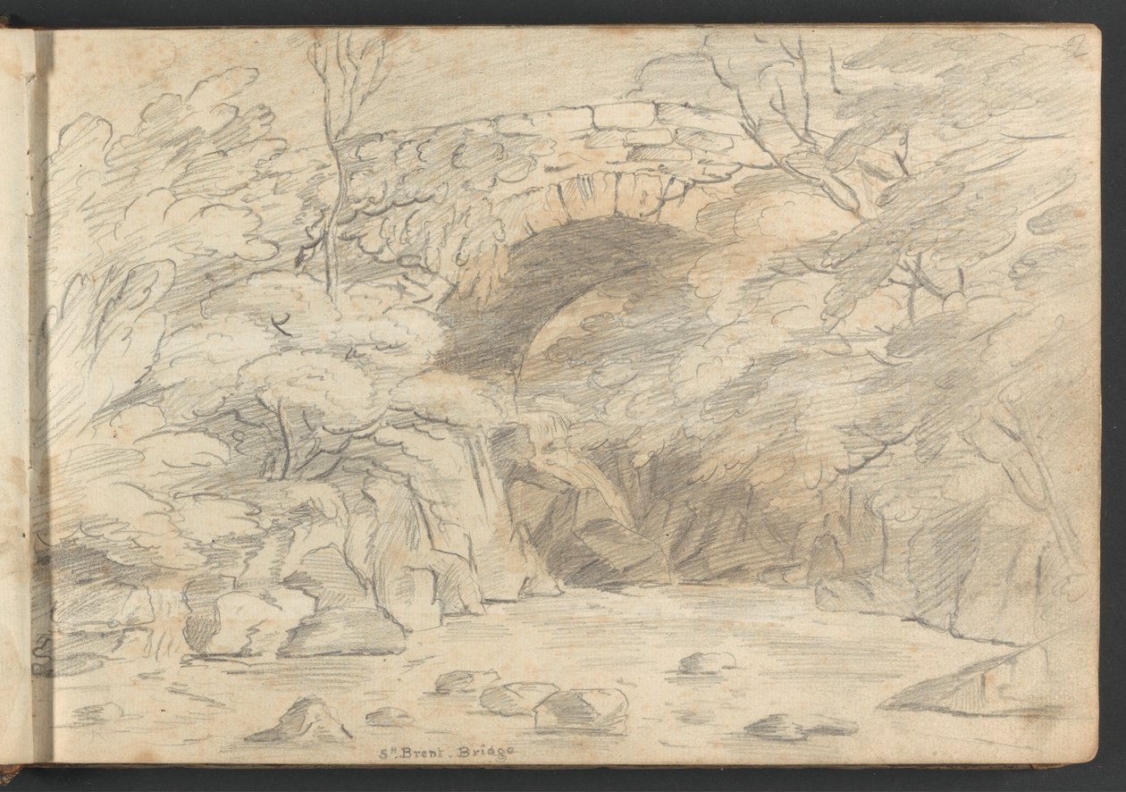 Ponte di South Brent da William Brockedon