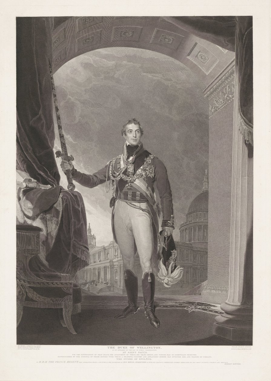 Ritratto di Arthur Wellesley, duca di Wellington da William Bromley (I)