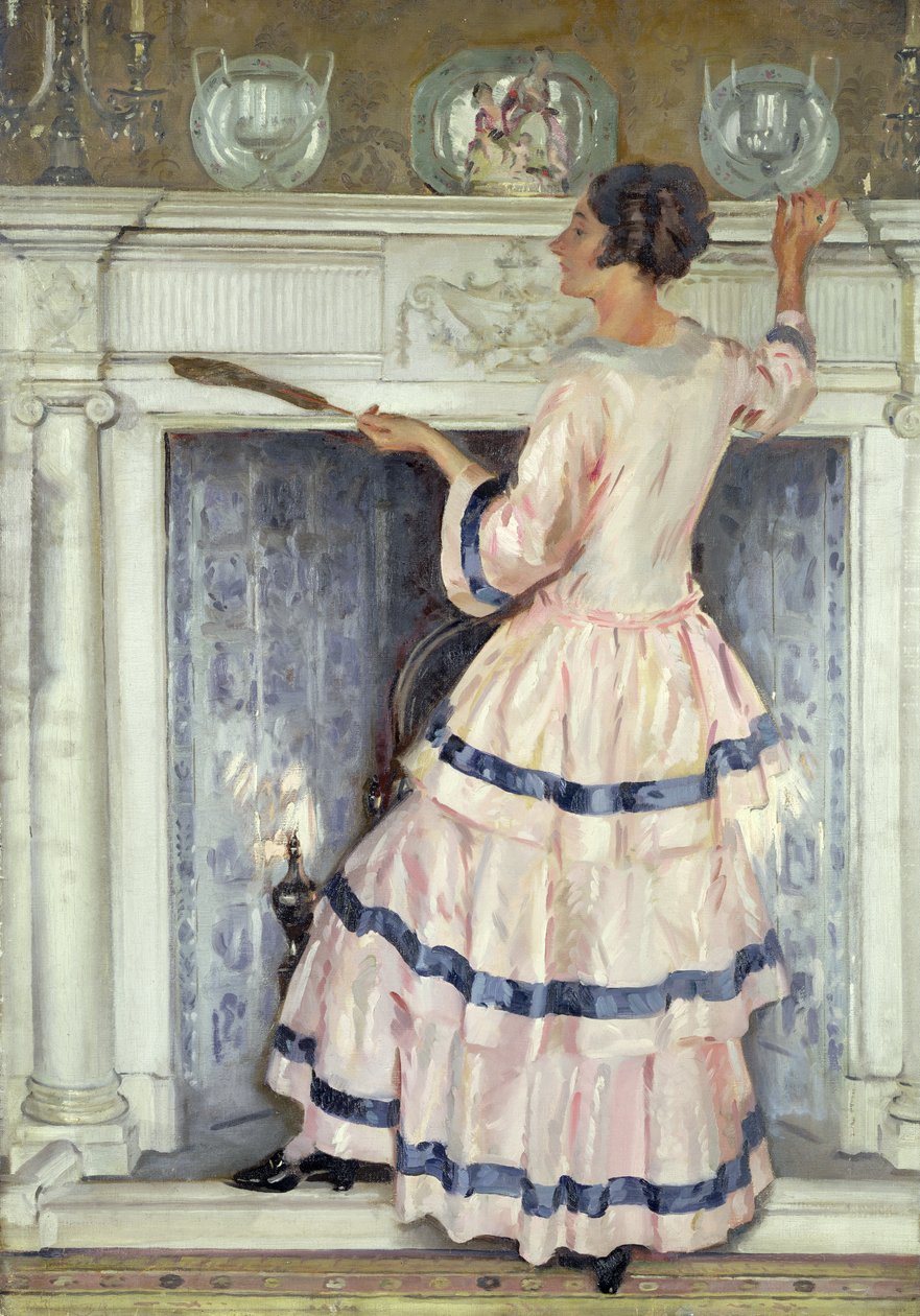 La signora Kelsey in rosa da William Bruce Ellis Ranken