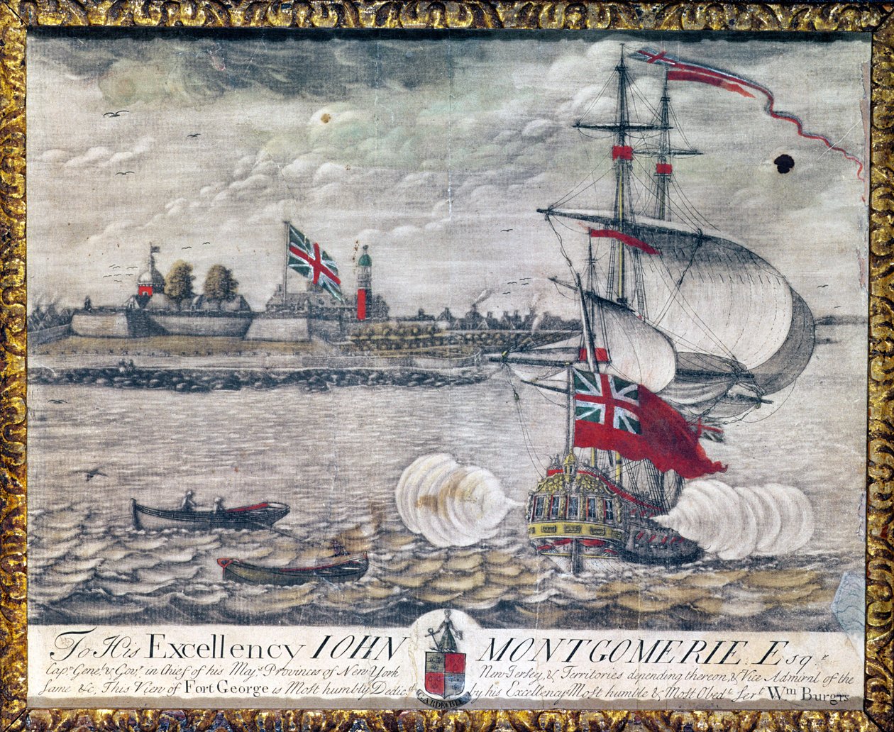 A Sua Eccellenza John Montgomerie Esq. (Vista di Fort George) da William Burgis