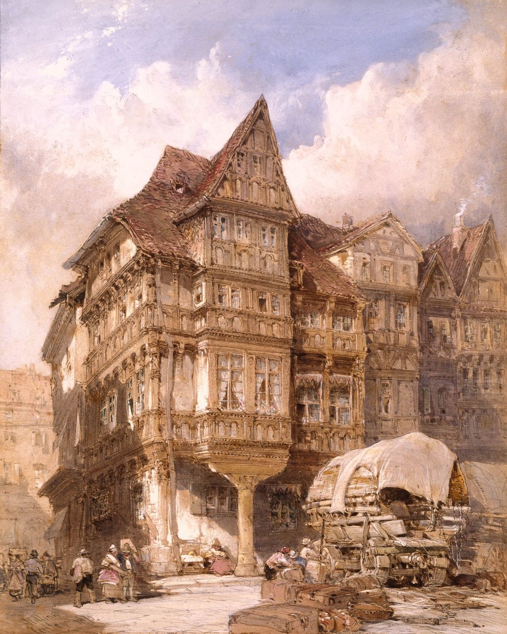 La casa di Albrecht Durer a Norimberga da William Callow