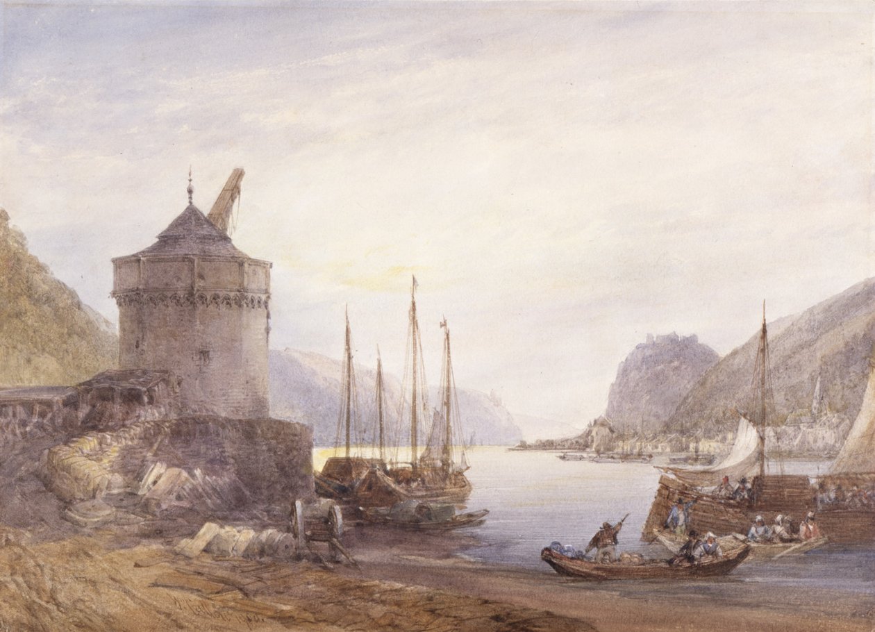 Andernach sul Reno da William Callow