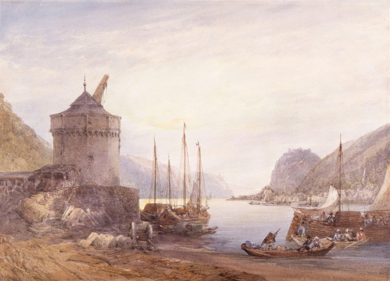 Andernach sul Reno da William Callow