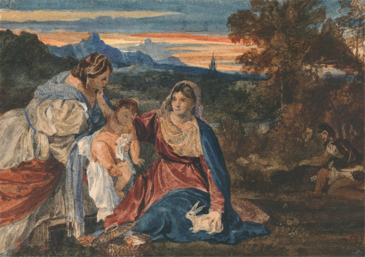Madonna con un Coniglio da William Callow