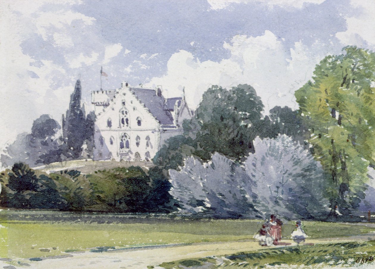 Souvenir di Rosenau, il luogo di nascita di SAR il Principe Consorte, Marito della Regina Vittoria da William Callow