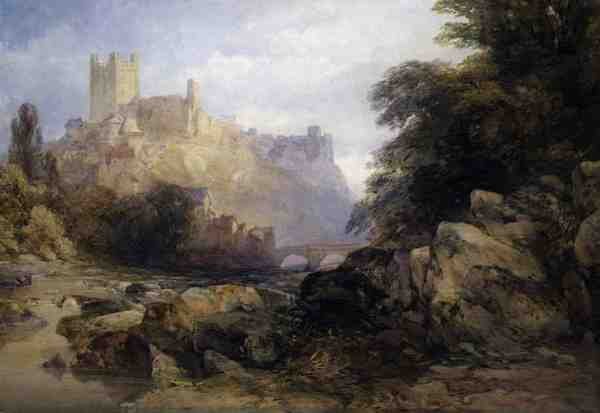 La Città e il Castello dal Fiume, c.1860 da William Callow