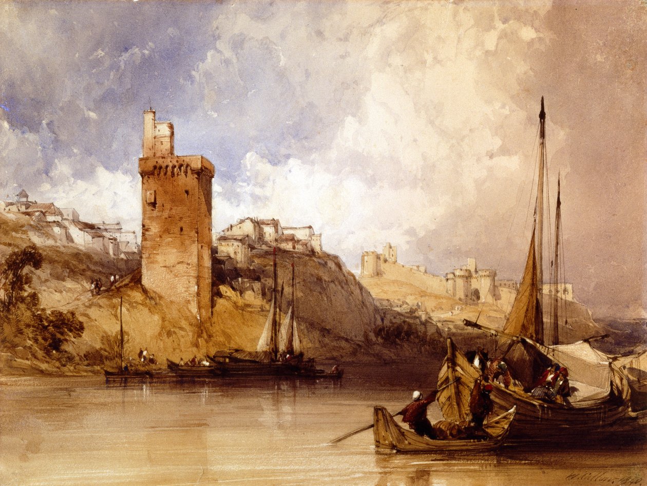 Villeneuve Les Avignon da William Callow