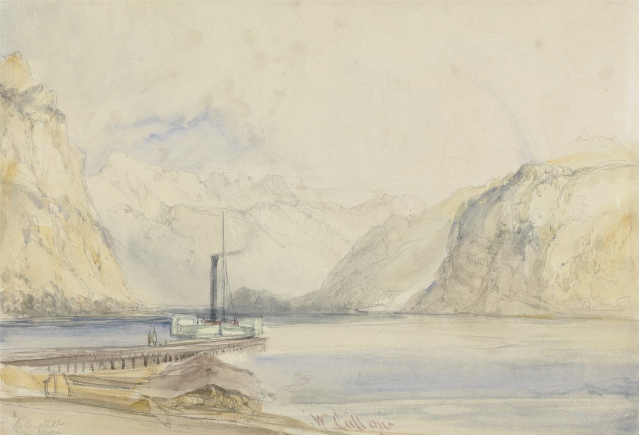 Wallenstadt, da Wesen, Svizzera da William Callow