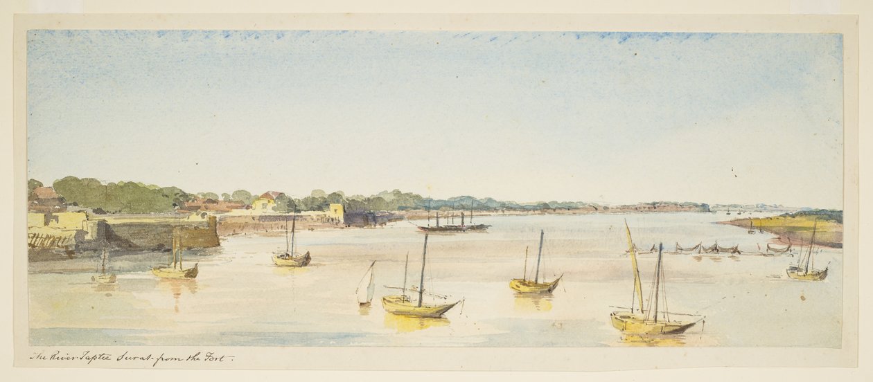 Fiume Taptie, Surat dal forte (barche) da William Carpenter