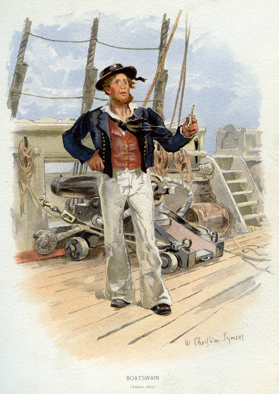 Boatswain della Royal Navy da William Christian Symons