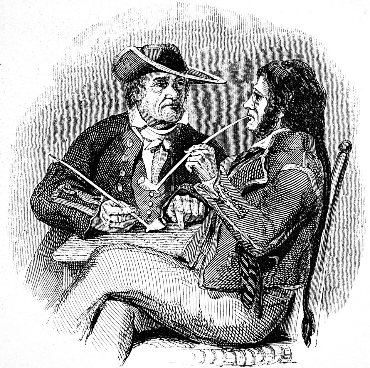 Vecchi marinai che si godono una pipa di tabacco da William Clarkson (manner of) Stanfield