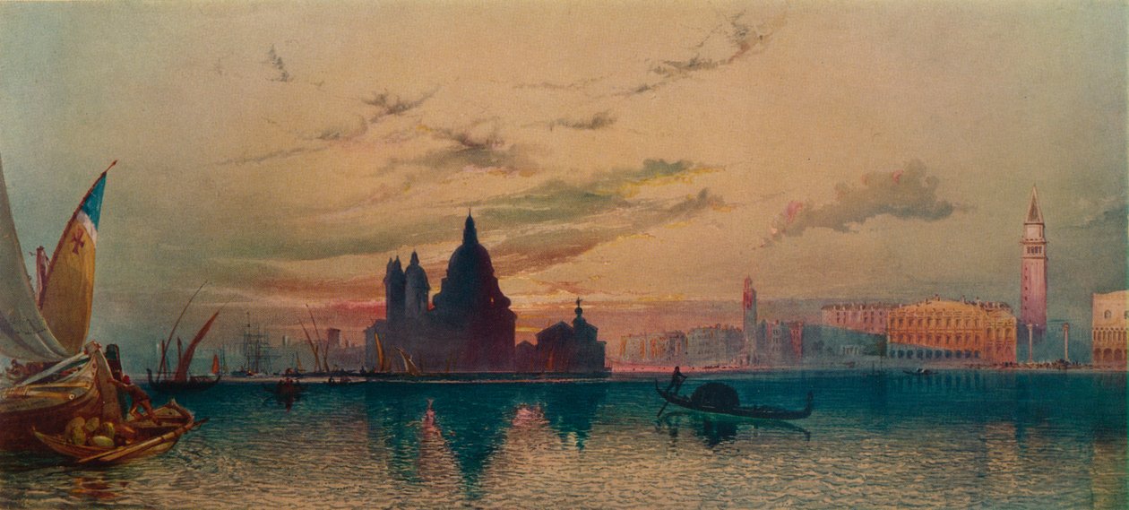 La Santa Salute, da San Giorgio, Venezia da William Collingwood Smith